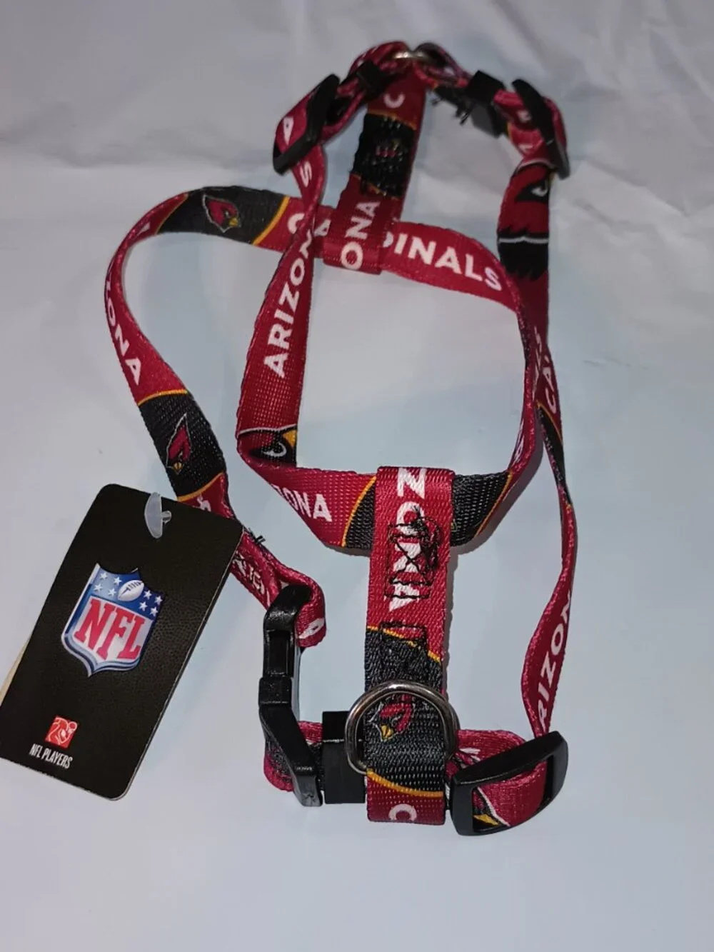 NEW Arizona Cardinals NFL 5/8 Inch Adjustable Pet Harness XS